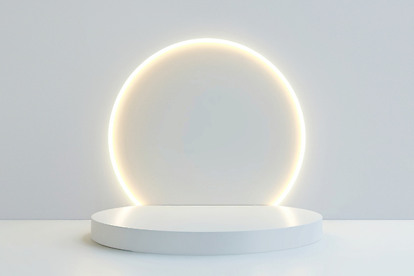 JPG 편집이미지 조명 프레임 사람없음 원형 단상 포디움 미니멀 편집실사 AI포토 AI콘텐츠 도형 무대 CG 파일형식