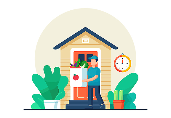 전신 남자 시계 하늘색 채소 일러스트 주택 한명 성인 쇼핑 초인종 신선 주문 성인남자한명만 당일배송 국내일러스트 AI파일 1 사람 건물 파란색 종 배송 남자한명만 성인남자만 파일형식 벡터