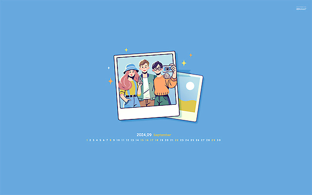 JPG 월페이퍼 바탕화면 9월 날짜 파일형식