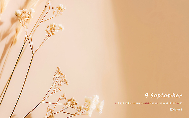 JPG 월페이퍼 바탕화면 9월 날짜 파일형식