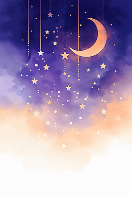 JPG 일러스트 밤하늘 사람없음 판타지 우주 보라색 고요 할로윈 달 신비 별빛 몽환 국내일러스트 AI일러스트 AI콘텐츠 자연요소 별 컬러 컨셉 상상 하늘 빛 야간 파일형식