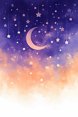 JPG 일러스트 밤하늘 사람없음 판타지 우주 보라색 고요 할로윈 달 신비 별빛 몽환 국내일러스트 AI일러스트 AI콘텐츠 자연요소 별 컬러 컨셉 상상 하늘 빛 야간 파일형식