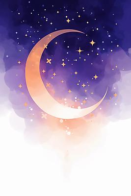 JPG 일러스트 밤하늘 사람없음 판타지 우주 보라색 고요 할로윈 달 신비 별빛 몽환 국내일러스트 AI일러스트 AI콘텐츠 자연요소 별 컬러 컨셉 상상 하늘 빛 야간 파일형식