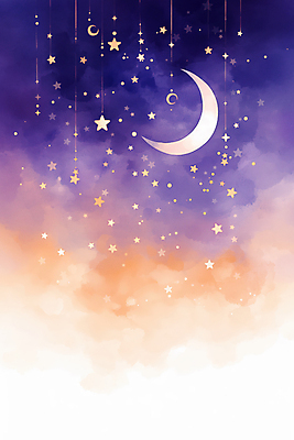 JPG 일러스트 밤하늘 사람없음 판타지 우주 보라색 고요 할로윈 달 신비 별빛 몽환 국내일러스트 AI일러스트 AI콘텐츠 자연요소 별 컬러 컨셉 상상 하늘 빛 야간 파일형식