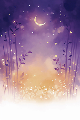 JPG 일러스트 밤하늘 사람없음 판타지 우주 보라색 고요 할로윈 달 신비 별빛 몽환 국내일러스트 AI일러스트 AI콘텐츠 자연요소 별 컬러 컨셉 상상 하늘 빛 야간 파일형식