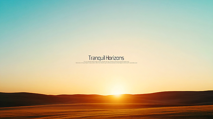 PSD 편집이미지 백그라운드 하늘 초원 사람없음 노을 고요 언덕 지평선 이미지편집 자연요소 파일형식