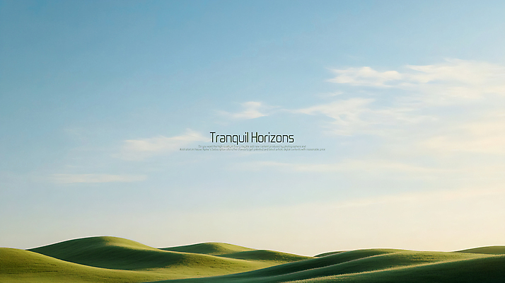 PSD 편집이미지 백그라운드 하늘 초원 사람없음 고요 언덕 지평선 이미지편집 파일형식