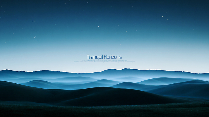 PSD 편집이미지 백그라운드 밤하늘 하늘 초원 사람없음 고요 야간 언덕 지평선 이미지편집 자연요소 파일형식