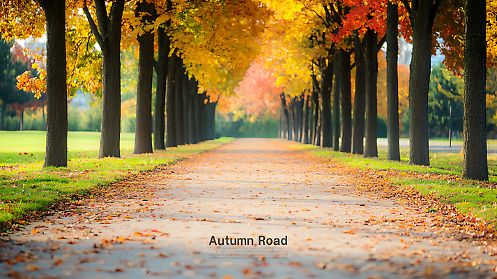 PSD 나무 편집이미지 공원 길 단풍 낙엽 단풍나무 사람없음 가을 이미지편집 편집실사 식물 계절 공공시설 잎 CG 파일형식