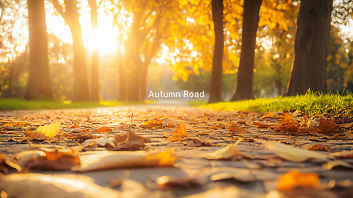 PSD 나무 편집이미지 공원 길 단풍 낙엽 단풍나무 사람없음 노을 일몰 가을 오후 이미지편집 편집실사 자연요소 식물 계절 공공시설 잎 CG 파일형식