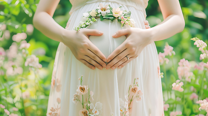 JPG 편집이미지 여자 꽃 엄마 한명 사람 성인 화관 임산부 임신 축하 손하트 꽃길 의료성형뷰티 성인여자한명만 편집실사 AI인물포토 AI콘텐츠 식물 1 길 컨셉 가족 손짓 CG 여자한명만 성인여자만 파일형식 AI포토