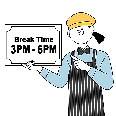 여자 유니폼 일러스트 안내 한명 들기 상반신 성인 식당 가리킴 직원 맛집 성인여자한명만 브레이크타임 국내일러스트 AI파일 1 옷 모션 휴식 사람 손짓 상점 여자한명만 성인여자만 파일형식 벡터