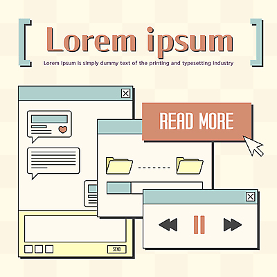 템플릿 배너 하늘색 말풍선 버튼 팝업 대화 사람없음 주황색 메시지 폴더 커서 인터넷창 이미지템플릿 AI파일 컬러 인터넷 말하기 파란색 파일 파일형식 벡터