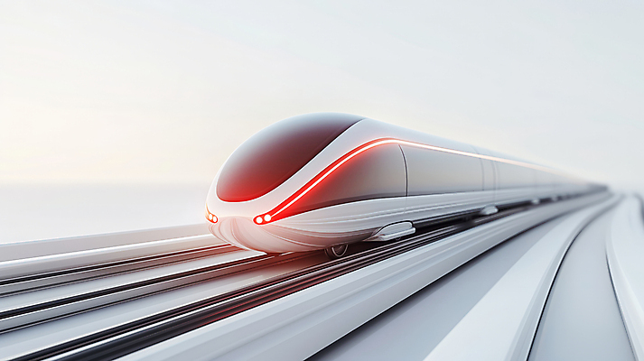 JPG 편집이미지 미래 기술 사람없음 빛 3D 기찻길 기차 흰색 속도 자동화 편집3D AI컴퓨터그래픽 AI콘텐츠 육상교통 컬러 컨셉 대중교통 디지털합성 파일형식