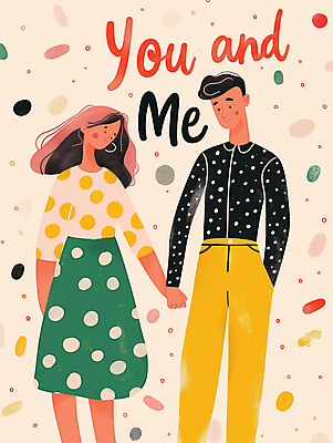 JPG 커플 여자 남자 데이트 일러스트 사랑 상반신 성인 두명 손잡기 로맨틱 연애 성인만 국내일러스트 AI일러스트 AI콘텐츠 감정 컨셉 관계 모션 사람 파일형식