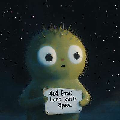 JPG 편집이미지 캐릭터 털 들기 사람없음 숫자 어둠 팻말 가시 몬스터 이미지편집 편집실사 404에러 AI컴퓨터그래픽 AI콘텐츠 문자 모션 프레임 CG 에러 파일형식