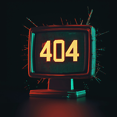 JPG 편집이미지 사람없음 빨간색 빛 숫자 모니터 어둠 가시 민트색 이미지편집 편집실사 404에러 AI컴퓨터그래픽 AI콘텐츠 문자 컬러 컴퓨터 CG 에러 파일형식