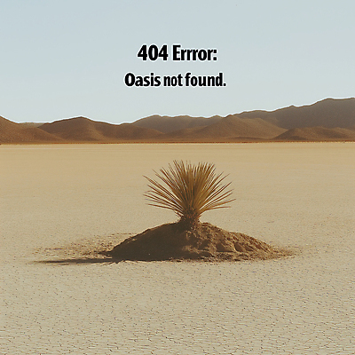 JPG 식물 편집이미지 건조 사람없음 숫자 사막 균열 이미지편집 편집실사 404에러 AI컴퓨터그래픽 AI콘텐츠 문자 모션 CG 에러 파일형식