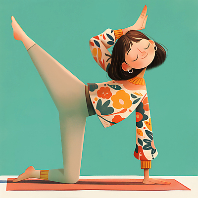 JPG 전신 여자 일러스트 요가 건강 한명 성인 초록색 운동 평화 스트레칭 매트 유연 긍정적 다리들기 성인여자한명만 국내일러스트 AI일러스트 AI콘텐츠 1 웰빙 감정 컬러 컨셉 모션 사람 여자한명만 성인여자만 파일형식