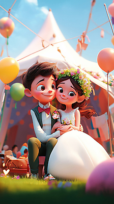 JPG 전신 편집이미지 부부 여자 남자 꽃 행복 부케 웨딩드레스 안기 결혼식 사랑 웃음 정장 잔디 성인 야외 두명 햇빛 파티 풍선 야외결혼 성인만 편집3D AI컴퓨터그래픽 AI콘텐츠 식물 커플 드레스 옷 감정 꽃다발 결혼 모션 표정 사람 이벤트 태양 3D 파일형식