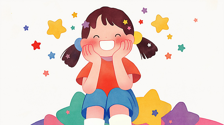 JPG 전신 여자 행복 별 어린이 일러스트 상상 한명 미소 소녀 우주 희망 턱괴기 어린이상상 공상 소녀한명만 국내일러스트 AI일러스트 AI콘텐츠 자연요소 1 감정 모션 표정 사람 여자한명만 소녀만 파일형식