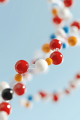 JPG 편집이미지 하늘색 실험 사람없음 3D 모형 DNA 생명공학 연결 생물학 원자 분자구조 생명과학 편집3D AI컴퓨터그래픽 AI콘텐츠 교육 과학 의학 파란색 디지털합성 파일형식