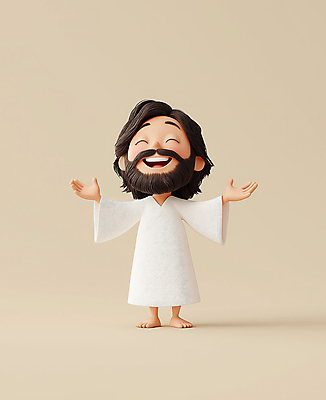 전신 PSD 편집이미지 남자 행복 기독교 맨발 수염 한명 미소 웃음 성인 예수 하나님 종교캐릭터 심플 베이지색 성인남자한명만 편집3D 캐릭터 1 감정 종교 컬러 발 표정 사람 3D 신_종교 남자한명만 성인남자만 파일형식