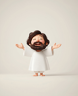 전신 PSD 편집이미지 남자 행복 기독교 맨발 수염 한명 미소 웃음 성인 예수 하나님 종교캐릭터 심플 베이지색 성인남자한명만 편집3D 캐릭터 1 감정 종교 컬러 발 표정 사람 3D 신_종교 남자한명만 성인남자만 파일형식