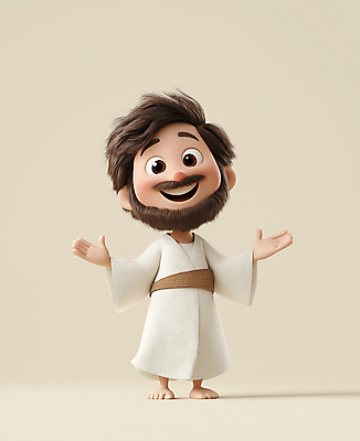 전신 PSD 편집이미지 남자 행복 기독교 맨발 수염 한명 미소 웃음 성인 예수 하나님 종교캐릭터 심플 베이지색 성인남자한명만 편집3D 캐릭터 1 감정 종교 컬러 발 표정 사람 3D 신_종교 남자한명만 성인남자만 파일형식