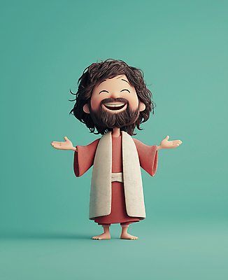 전신 PSD 편집이미지 남자 행복 기독교 맨발 수염 한명 미소 웃음 성인 예수 하나님 종교캐릭터 심플 베이지색 성인남자한명만 편집3D 캐릭터 1 감정 종교 컬러 발 표정 사람 3D 신_종교 남자한명만 성인남자만 파일형식