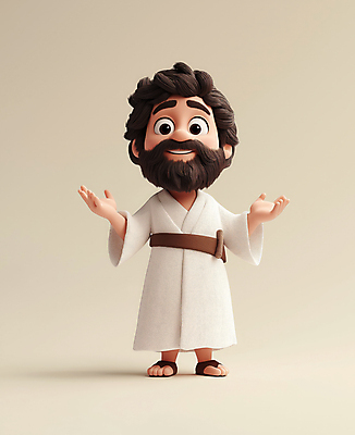 전신 PSD 편집이미지 남자 행복 기독교 맨발 수염 한명 미소 웃음 성인 예수 하나님 종교캐릭터 심플 베이지색 성인남자한명만 편집3D 캐릭터 1 감정 종교 컬러 발 표정 사람 3D 신_종교 남자한명만 성인남자만 파일형식