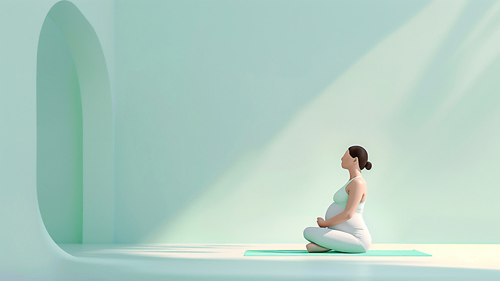 JPG 편집이미지 여자 엄마 한명 성인 임산부 임신 육아 매트 민트색 성인여자한명만 편집3D AI컴퓨터그래픽 AI콘텐츠 1 컬러 가족 사람 3D 여자한명만 성인여자만 파일형식