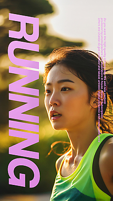 PSD 편집이미지 공원 여자 한명 성인 타이포그라피 운동복 달리기 운동 햇빛 러닝 의료성형뷰티 성인여자한명만 이미지편집 문자 1 옷 공공시설 모션 건강 사람 태양 여자한명만 성인여자만 파일형식