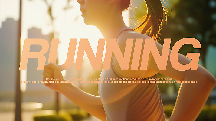 PSD 편집이미지 공원 여자 한명 성인 타이포그라피 운동복 달리기 운동 햇빛 러닝 의료성형뷰티 성인여자한명만 이미지편집 문자 1 옷 공공시설 모션 건강 사람 태양 여자한명만 성인여자만 파일형식