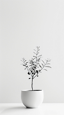 JPG 편집이미지 화분 화초 추상 흑백 사람없음 회색 분위기 심플 이미지 미니멀 편집실사 AI포토 AI콘텐츠 식물 컬러 컨셉 무늬 촬영기법 CG 파일형식