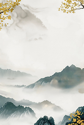 JPG 일러스트 단풍나무 산 풍경 사람없음 회색 가을 번짐 국내일러스트 AI일러스트 AI콘텐츠 나무 계절 컬러 단풍 파일형식 효과