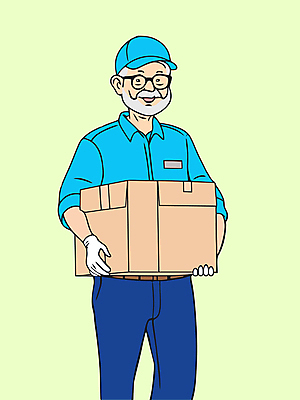 노년 남자 행복 안경 일러스트 한명 들기 상반신 실버라이프 노후 택배기사 은퇴 택배상자 노후대책 자기계발 노인남자한명만 국내일러스트 AI파일 1 라이프스타일 잡화 감정 모션 사람 성인 상자 배달원 택배 남자한명만 노인남자만 파일형식 벡터