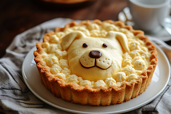 JPG 편집이미지 사람없음 케이크 축하 생일 강아지 디지털합성 애견간식 핸드메이드 홈메이드 편집실사 AI포토 AI콘텐츠 기념일 컨셉 디저트 반려동물 개 CG 만들기 파일형식