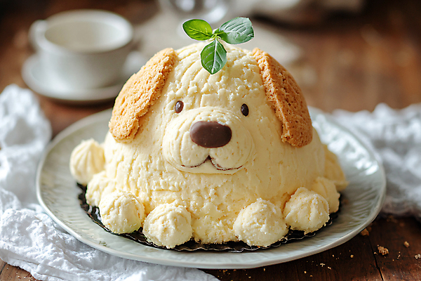 JPG 편집이미지 사람없음 케이크 축하 생일 강아지 디지털합성 애견간식 핸드메이드 홈메이드 편집실사 AI포토 AI콘텐츠 기념일 컨셉 디저트 반려동물 개 CG 만들기 파일형식