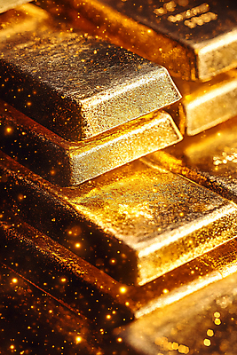 JPG 편집이미지 사람없음 금색 황금 재테크 디지털합성 금괴 순금 편집실사 AI포토 AI콘텐츠 컬러 금융 CG 파일형식