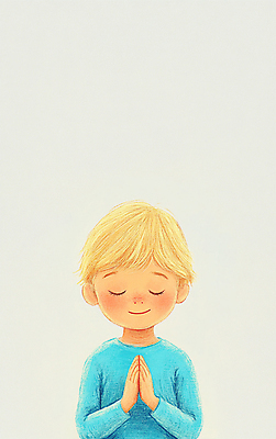 JPG 남자 어린이 하늘색 일러스트 짧은머리 한명 미소 소년 금발 노란색 눈감음 희망 양손 기도 소원 손모으기 간절함 소년한명만 국내일러스트 AI일러스트 AI콘텐츠 1 헤어스타일 손 감정 컬러 컨셉 모션 표정 사람 손짓 파란색 남자한명만 소년만 파일형식