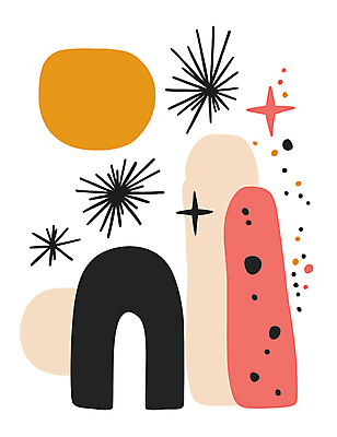 일러스트 추상 사람없음 컬러풀 오브젝트 심플 국내일러스트 AI파일 컬러 무늬 파일형식 벡터