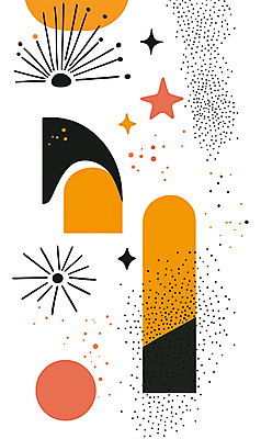 별 일러스트 추상 사람없음 컬러풀 오브젝트 심플 국내일러스트 AI파일 자연요소 컬러 무늬 파일형식 벡터