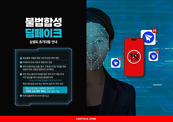 PSD 편집이미지 응시 여자 한명 성인 파란색 스마트폰 핸드폰 디지털 범죄 사회이슈 합성 전송 메신저 불법 성범죄 음란물 성인여자한명만 디지털성범죄 딥페이크기술 디지털범죄 이미지편집 딥페이크범죄 1 시선 컬러 컨셉 기술 사람 전자제품 스마트기기 여자한명만 성인여자만 파일형식