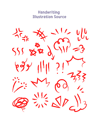 별 일러스트 사람없음 컬러풀 화려 낙서 만화 손그림 드로잉 빨간펜 국내일러스트 AI파일 자연요소 컬러 컨셉 미술 펜 파일형식 벡터