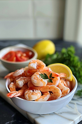 JPG 편집이미지 접시 음식 토마토 새우 요리 사람없음 주황색 샐러드 레몬 허브 해산물 플레이팅 편집실사 AI포토 AI콘텐츠 식물 식기 컬러 채소 과일 갑각류 상차림 CG 파일형식