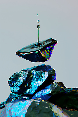 JPG 편집이미지 추상 사람없음 금속 검은색 돌_바위 액체 떨어짐 오브젝트 질감 광택 편집소스 편집실사 AI컴퓨터그래픽 AI콘텐츠 컬러 컨셉 무늬 재질 CG 파일형식