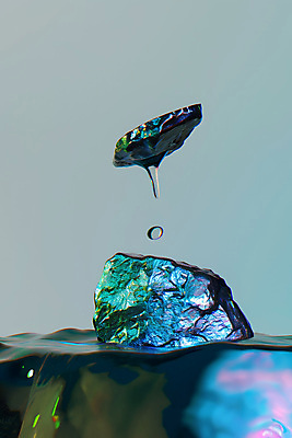 JPG 편집이미지 추상 사람없음 금속 검은색 돌_바위 액체 떨어짐 오브젝트 질감 광택 편집소스 편집실사 AI컴퓨터그래픽 AI콘텐츠 컬러 컨셉 무늬 재질 CG 파일형식