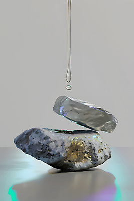 JPG 편집이미지 추상 사람없음 금속 검은색 돌_바위 액체 떨어짐 오브젝트 질감 광택 편집소스 편집실사 AI컴퓨터그래픽 AI콘텐츠 컬러 컨셉 무늬 재질 CG 파일형식