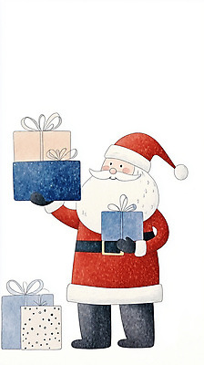 JPG 전신 남자 크리스마스 겨울 일러스트 한명 들기 성인 선물상자 산타클로스 기쁨 성인남자한명만 국내일러스트 AI일러스트 AI콘텐츠 1 계절 기념일 감정 모션 선물 사람 상자 남자한명만 성인남자만 파일형식